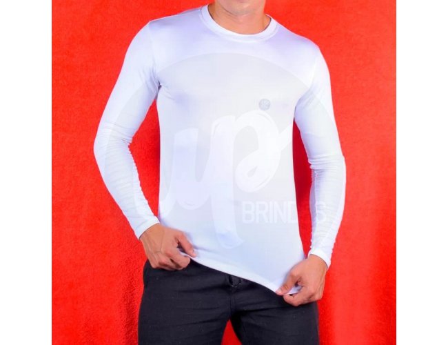 Camiseta Manga Longa Masculina Com Proteo UV