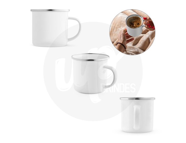 Caneca em Esmalte 350ml Sublimada