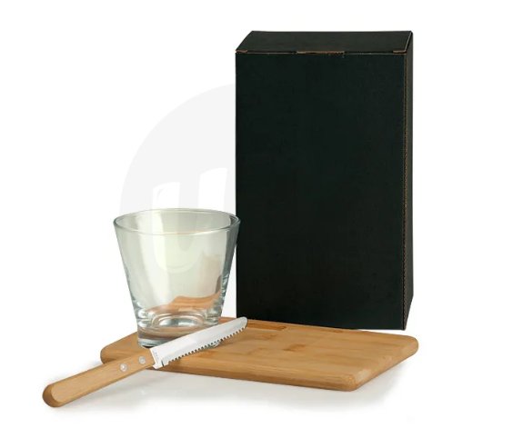 Kit Para Caipirinha Em Bambu - 0,35 L - 3 Ps