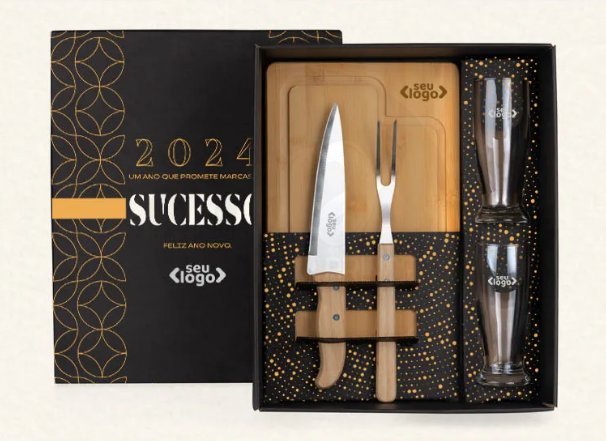 Kit Para Churrasco Com Copos - 5 Ps