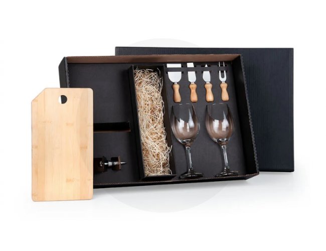 Kit Para Queijo E Vinho - 8 Ps