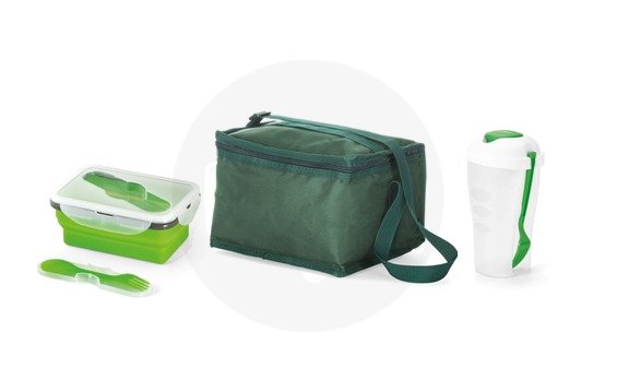 Kit Bolsa Trmica, Marmita E Copo Para Salada