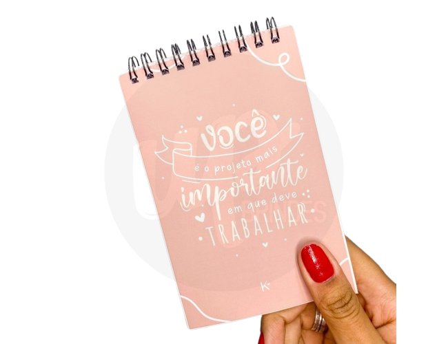 Bloco de Anotaes Personalizado Wire-o