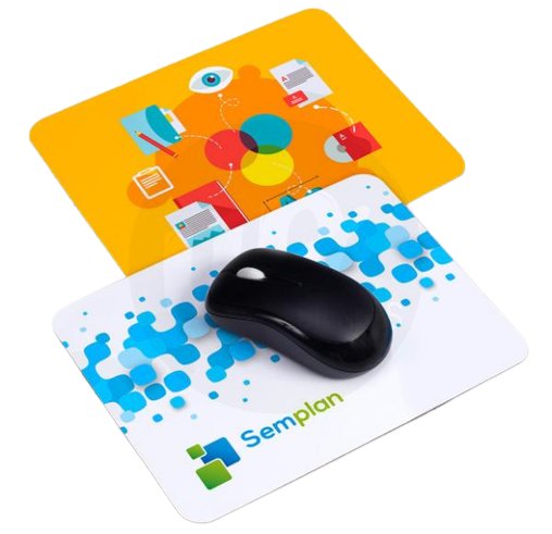 Mouse Pad Bsico PVC ou Tecido