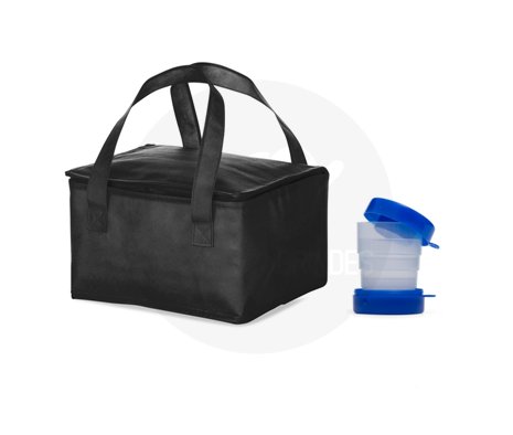 Kit Bolsa Trmica e Copo Retrtil